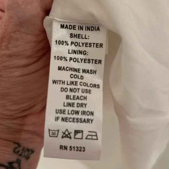 🎈3/$25🎈NWT CeCe Clip Dot Ruffled Shift Dress - Picture 8 of 11